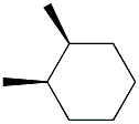 cis-1,2-Dimethylcyclohexane Solution Struktur