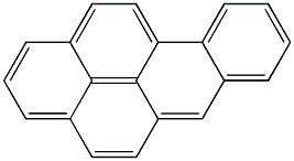 Benzo(a)pyrene solution in methanol Struktur