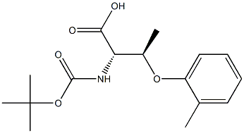 L-THREONINE-N-T-BOC, O-BENZYL ETHER Struktur