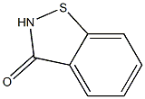 Benzo-[d]-isothiazole-3-(2H)-one Struktur