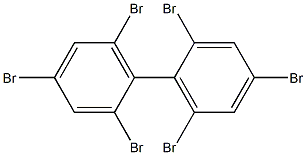 2,2',4,4',6,6'-Hexabromobiphenyl 100 μg/mL in Hexane Struktur