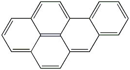 Benzo[a]pyrene 100 μg/mL in Methylene chloride Struktur