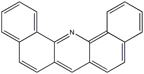 Dibenzo[c,h]acridine Struktur