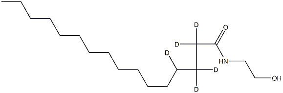 Palmitoyl Ethanolamide-d5 Struktur