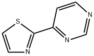 2-(pyriMidin-4-yl)thiazole Struktur