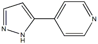 4-(1H-pyrazol-5-yl)pyridine Struktur