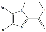 Methyl 4,5-dibroMo-1-Methyl-1H-iMidazole-2-carboxylate Struktur