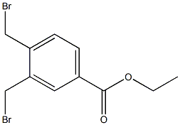 Ethyl 3,4-di(bromomethyl)benzoate Struktur