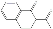 2-acetyl-1,2-dihydronaphthalen-1-one Struktur