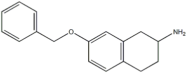 7-(benzyloxy)-1,2,3,4-tetrahydronaphthalen-2-aMine Struktur