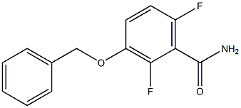 3-(benzyloxy)-2,6-difluorobenzaMide Struktur