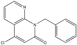 1-benzyl-4-chloro-1,8-naphthyridin-2(1H)-one Struktur