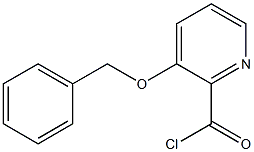 3-(benzyloxy)picolinoyl chloride Struktur