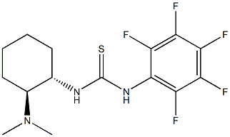 1-((1S,2S)-2-(diMethylaMino)cyclohexyl)-3-(perfluorophenyl)thiourea Struktur