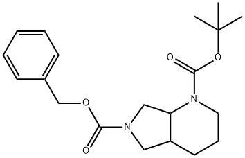 1-Boc-6-cbz-octahydropyrrolo[3,4-b]pyridine Struktur