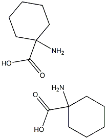 1-aMino-cyclohexanecarboxylic acid 1-aMino-cyclohexanecarboxylic acid Struktur