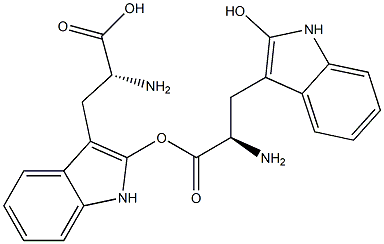 2-Hydroxy-D-tryptophan 2-Hydroxy-D-tryptophan Struktur