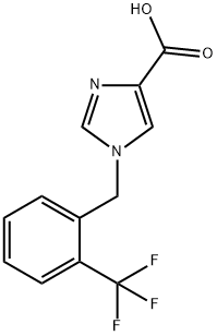 1-(2-(trifluoroMethyl)benzyl)-1H-iMidazole-4-carboxylic acid|1439899-33-8