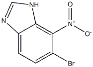 6-BROMO-7-NITRO-1H-1,3-BENZODIAZOLE Struktur