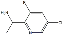 1-(5-chloro-3-fluoropyridin-2-yl)ethanaMine Struktur