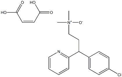 (3RS)-(3-(4-chlorophenyl)-3-(pyridin-2-yl)propyl)diMethylaMine-N-oxide Maleate Struktur