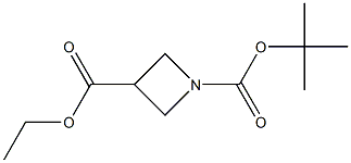 1-Boc-AZETIDINE-3-CARBOXYLIC ACID ETHYL ESTER Struktur