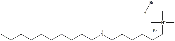 6-(DecylaMino)hexyltriMethylaMMoniuM BroMide HydrobroMide Struktur