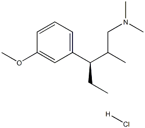 (3R)-3-(3-Methoxyphenyl)-N,N,2-triMethylpentan-1-aMine (Hydrochloride) Struktur