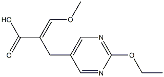 (E)-2-((2-ethoxypyriMidin-5-yl)Methyl)-3-Methoxyacrylic acid Struktur