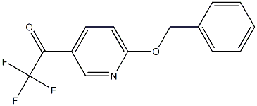 1-(6-(benzyloxy)pyridin-3-yl)-2,2,2-trifluoroethanone Struktur