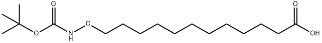 12-(Boc-aMinooxy)-lauric acid Struktur