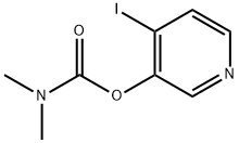 4-iodopyridin-3-yl diMethylcarbaMate Struktur