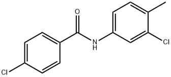 4-Chloro-N-(3-chloro-4-Methylphenyl)benzaMide, 97% Struktur