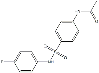 4-AcetaMido-N-(4-fluorophenyl)benzenesulfonaMide, 97% Struktur