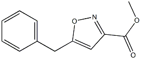 Methyl 5-benzylisoxazole-3-carboxylate Struktur