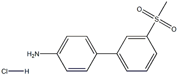 3'-Methanesulfonyl-biphenyl-4-ylaMine hydrochloride Struktur