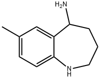 7-Methyl-2,3,4,5-tetrahydro-1H-benzo[b]azepin-5-aMine Struktur