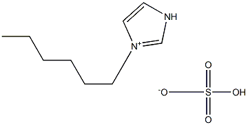 N-hexyliMidazoliuM hydrogen sulfate Struktur