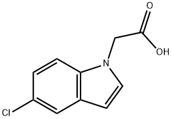 2-(5-CHLORO-1H-INDOL-1-YL)ACETIC ACID Struktur