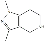 1,3-DiMethyl-4,5,6,7-tetrahydro-1H-pyrazolo[4,3-c]pyridine Struktur