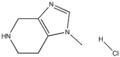 1-Methyl-4,5,6,7-tetrahydro-1H-iMidazo[4,5-c]pyridine hydrochloride Struktur