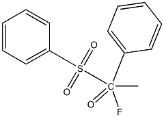 1-(Phenylsulfonyl)-1-Fluoroacetophenone Struktur