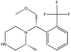 (S)-1-((R)-2-Methoxy-1-(2-(trifluoroMethyl)phenyl)ethyl)-2-Methylpiperazine Struktur