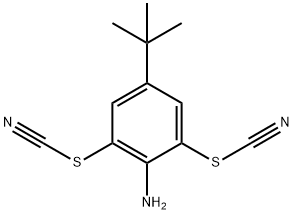 4-tert-Butyl-2,6-bis-thiocyanato-phenylaMine Struktur