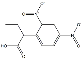 2-(2,4-Dinitrophenyl)butanoic Acid Struktur