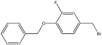 1-(BENZYLOXY)-4-(BROMOMETHYL)-2-FLUOROBENZENE Struktur