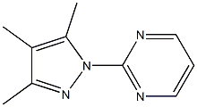 2-(3,4,5-triMethyl-1H-pyrazol-1-yl)pyriMidine Struktur