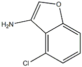 4-chlorobenzofuran-3-aMine Struktur