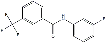 N-(3-fluorophenyl)-3-(trifluoromethyl)benzamide Struktur