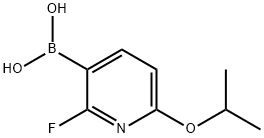 2-Fluoro-6-isopropoxypyridine-3-boronic acid Struktur